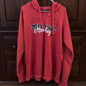 *NWOT* Moose Hockey Hooded Sweatshirt